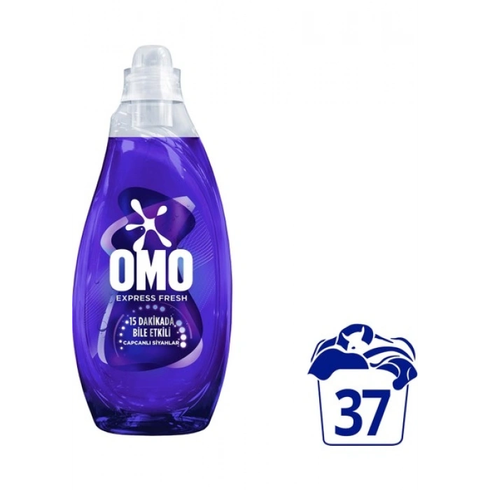 Omo Express Fresh Capcanlı Siyahlar Sıvı Çamaşır Deterjanı 1480 ml
