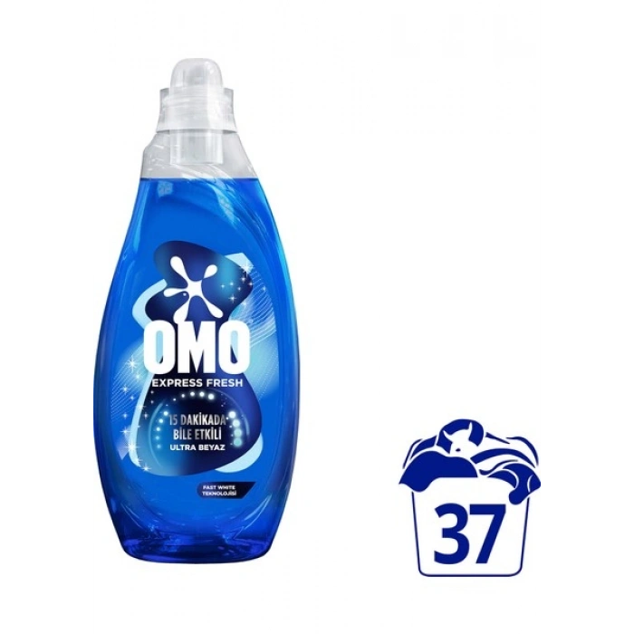 Omo Express Fresh Ultra Beyaz Sıvı Çamaşır Deterjanı 1480 ml x1
