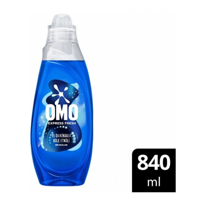 Omo Express Fresh Ultra Beyaz Sıvı Çamaşır Deterjanı 840 ml