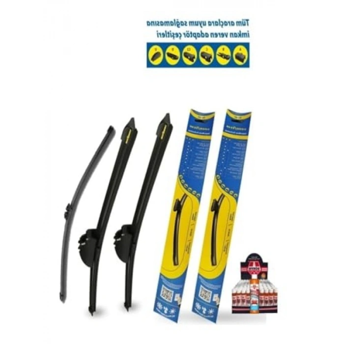 Ön ve Arka Muz Silecek Takımı - Ford Fiesta (2002-2008)