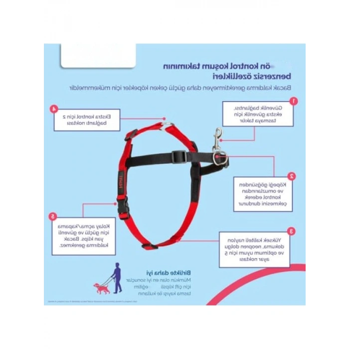 Önden Kontrollü Orta Boy Göğüs Tasması