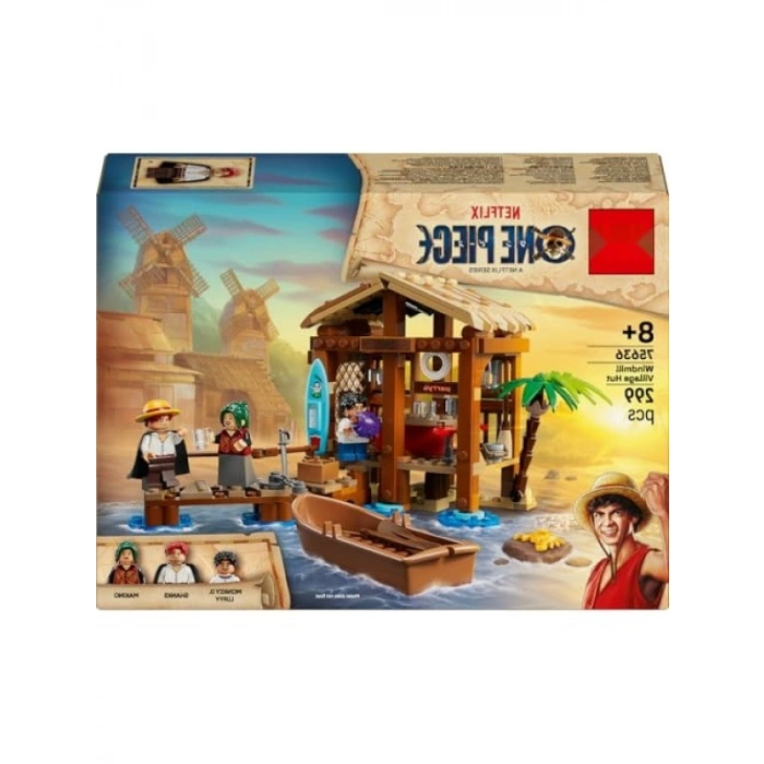 One Piece Temalı Yel Değirmeni Köyü Yapım Seti