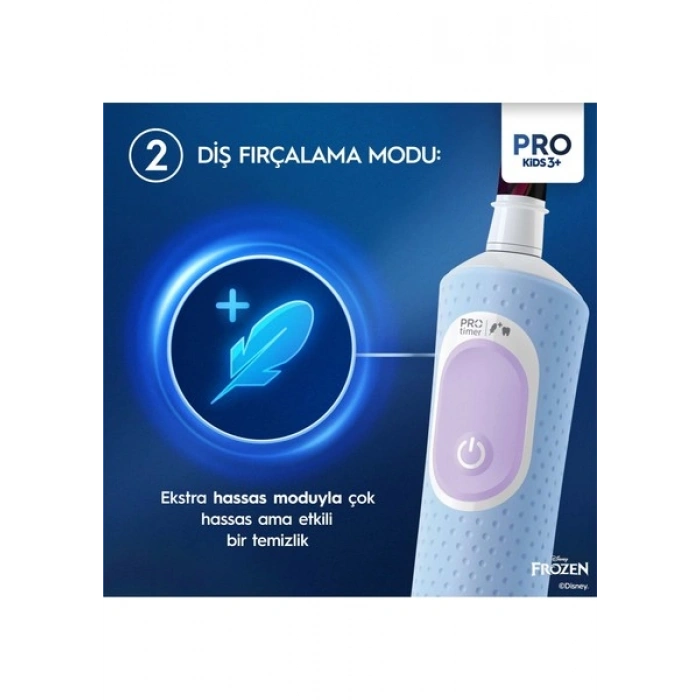 Oral-B Çocuk Şarjlı/Elektrikli Diş Fırçası Frozen D100