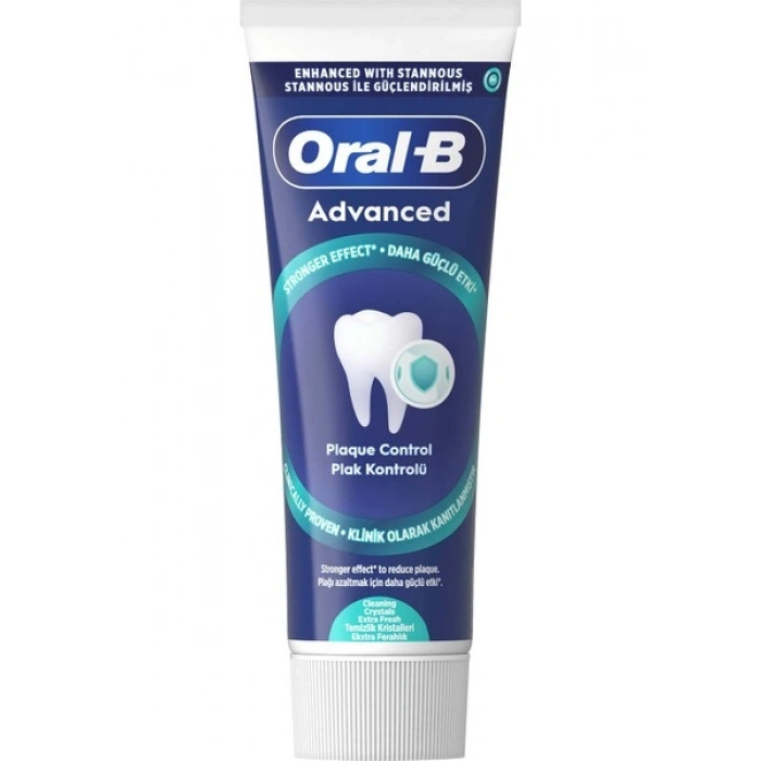 Oral-B Gelişmiş Plak Kontrol Temizlik Kristalleri Diş Macunu 75ML