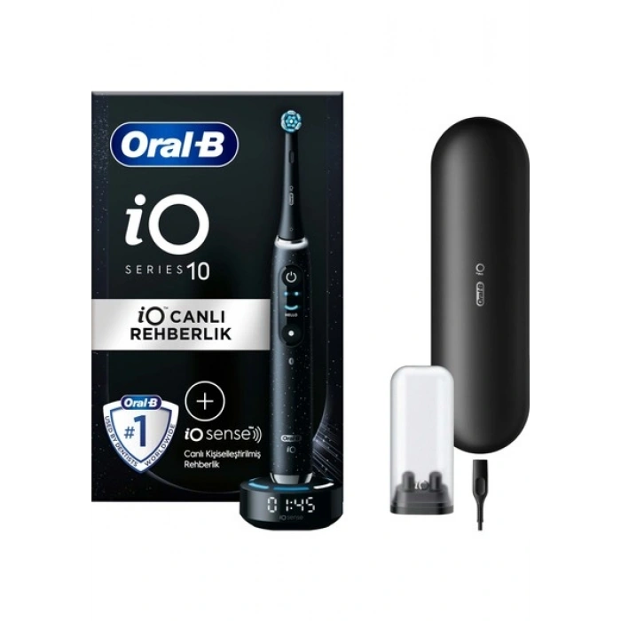 Oral-B iO 10 Şarjlı Diş Fırçası - Kozmik Siyah
