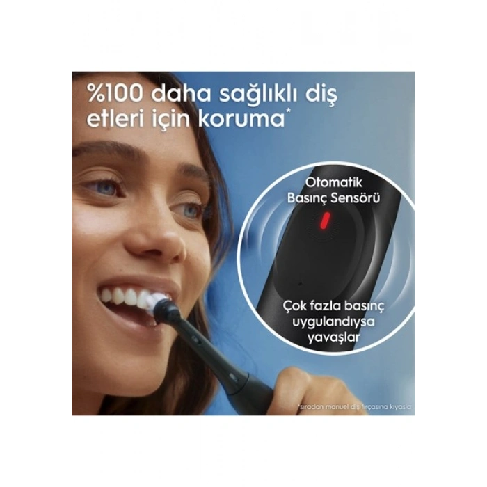 Oral-B iO 2 Şarjlı Diş Fırçası – Gece Siyahı