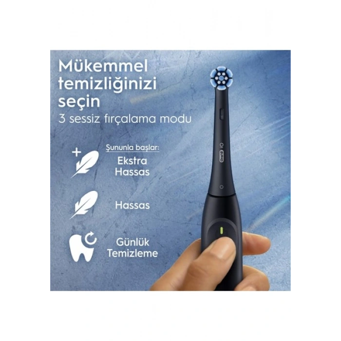 Oral-B iO 2 Şarjlı Diş Fırçası – Gece Siyahı