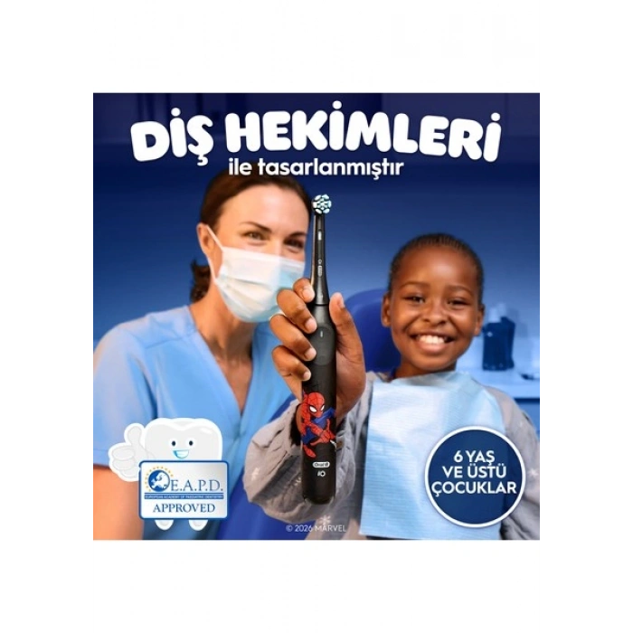 Oral-B Io Çocuk 6+ Spiderman Şarjlı Diş Fırçası