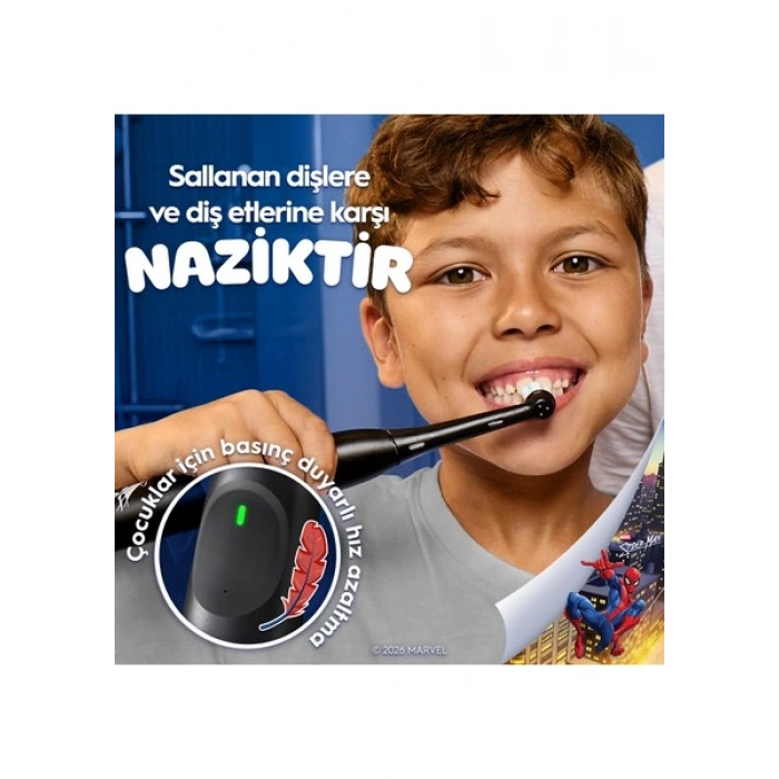 Oral-B Io Çocuk 6+ Spiderman Şarjlı Diş Fırçası