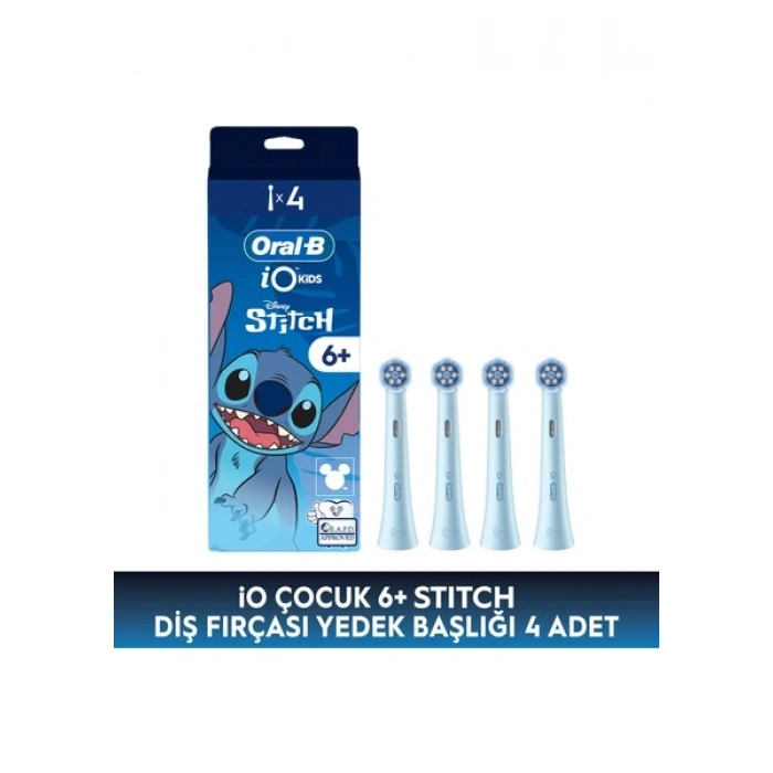 Oral-B Io Çocuk 6+ Stitch Diş Fırçası Yedek Başlığı 4 Adet