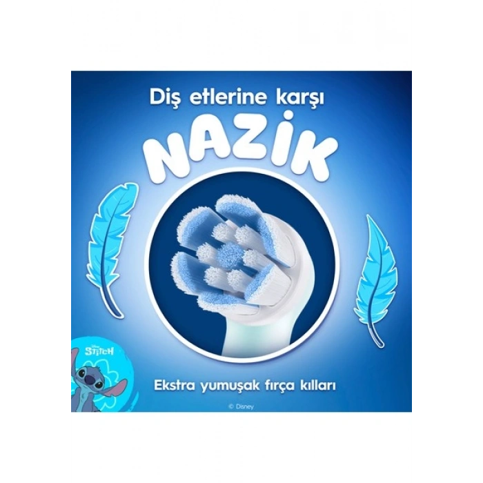Oral-B Io Çocuk 6+ Stitch Diş Fırçası Yedek Başlığı 4 Adet
