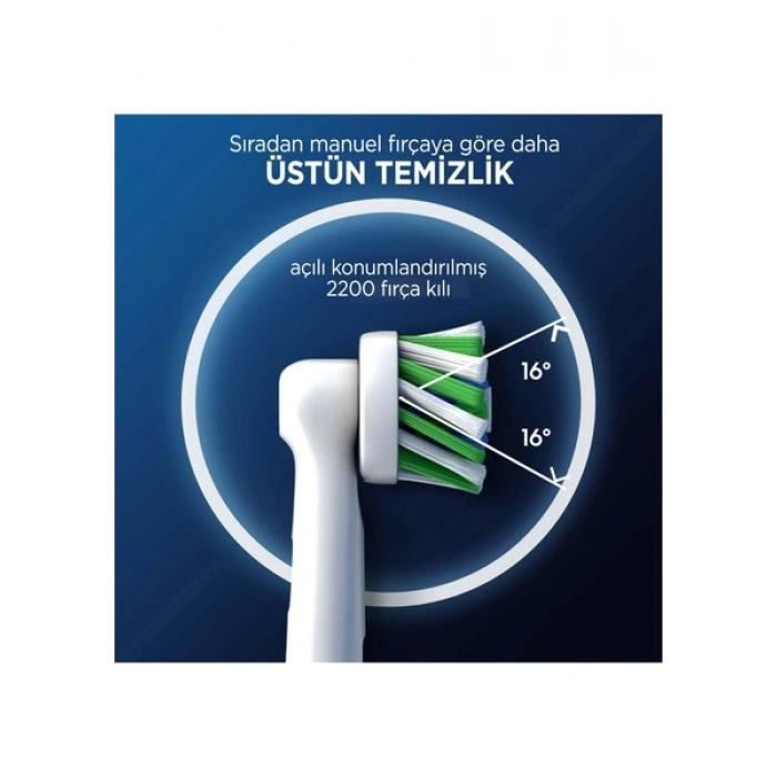 Oral-B Pro Cross Action 9lu Diş Fırçası Yedek Başlığı EB50