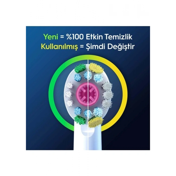 Oral-B Şarjlı Diş Fırçası Yedek Başlığı 3D White X-Filament 2 Adet Ürün