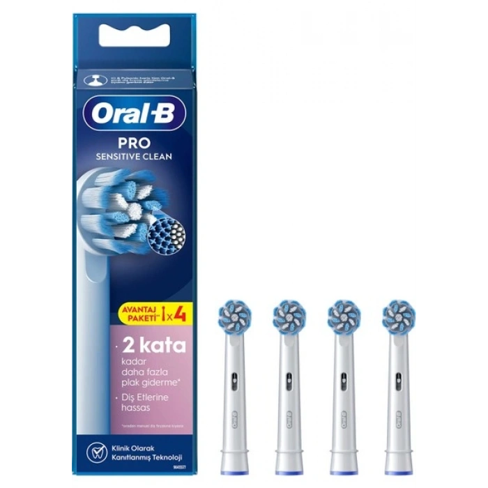 Oral-B Şarjlı Diş Fırçası Yedek Başlığı Sensitive X-Filament 4 adet ürün