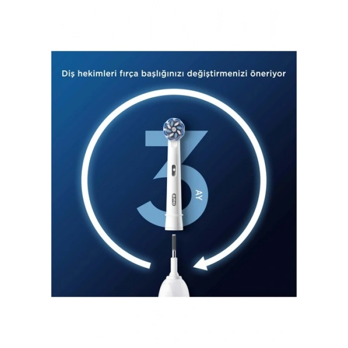 Oral-B Şarjlı Diş Fırçası Yedek Başlığı Sensitive X-Filament 4 adet ürün