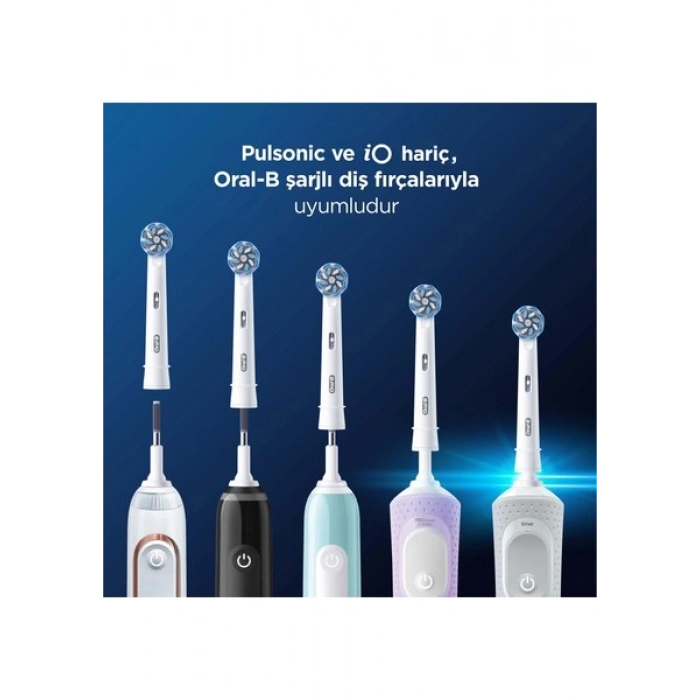 Oral-B Şarjlı Diş Fırçası Yedek Başlığı Sensitive X-Filament 4 adet ürün