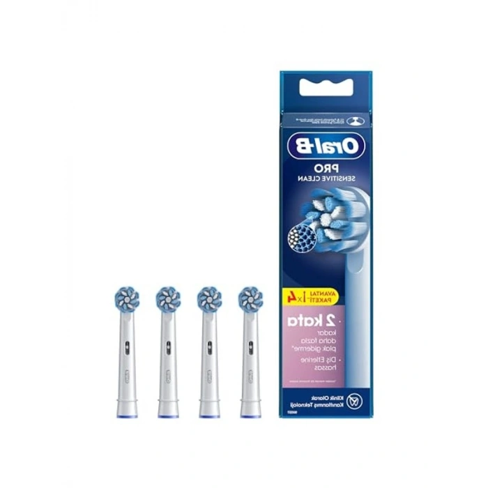 Oral-B Sensitive X-Filament Şarjlı Diş Fırçası Yedek Başlığı 4 Adet