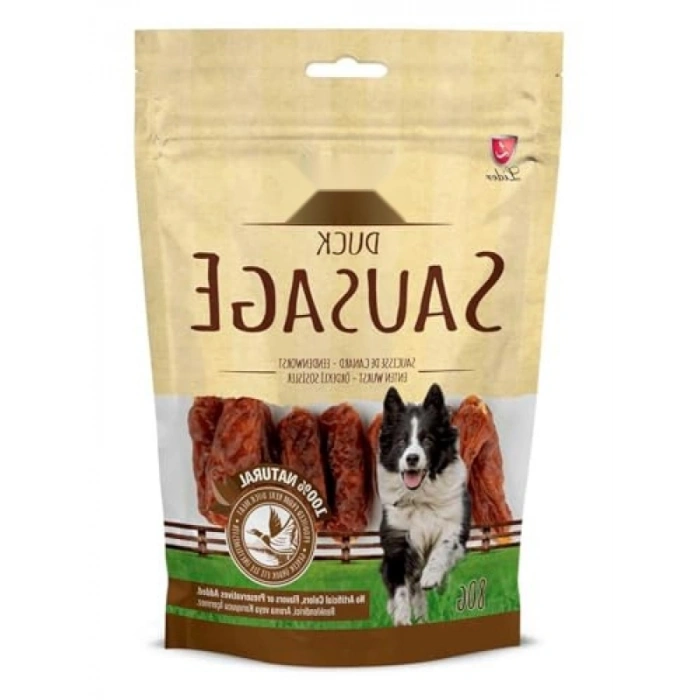 Ördekli Yetişkin Köpek Ödül Sosis 80 Gr