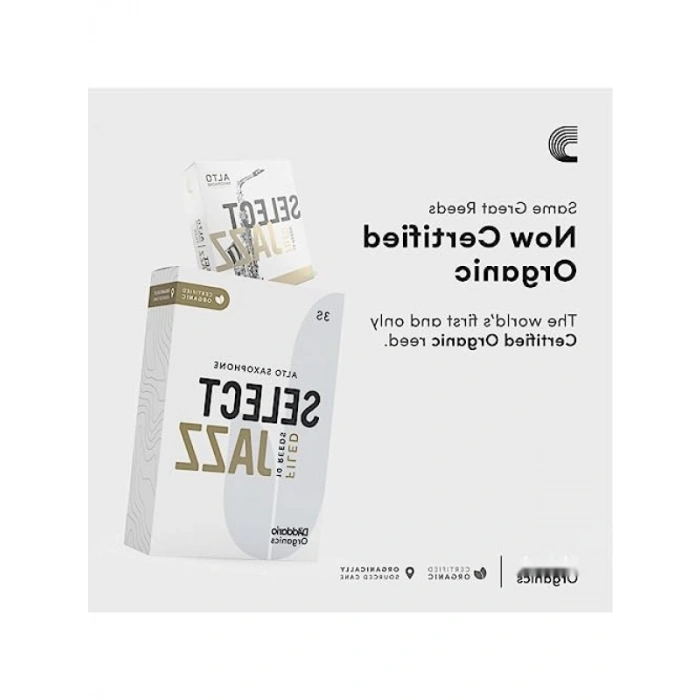 Organik Alto Saksafon Reeds - 2 Orta, 5 Paket