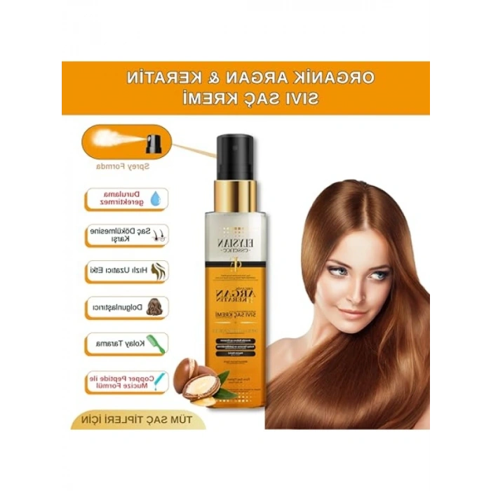 Organik Argan ve Keratin Durulanmayan Saç Kremi - 150ml