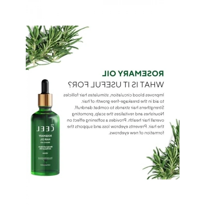 Organik Biberiye Yağı 50 ml - Saç ve Cilt Bakımı için