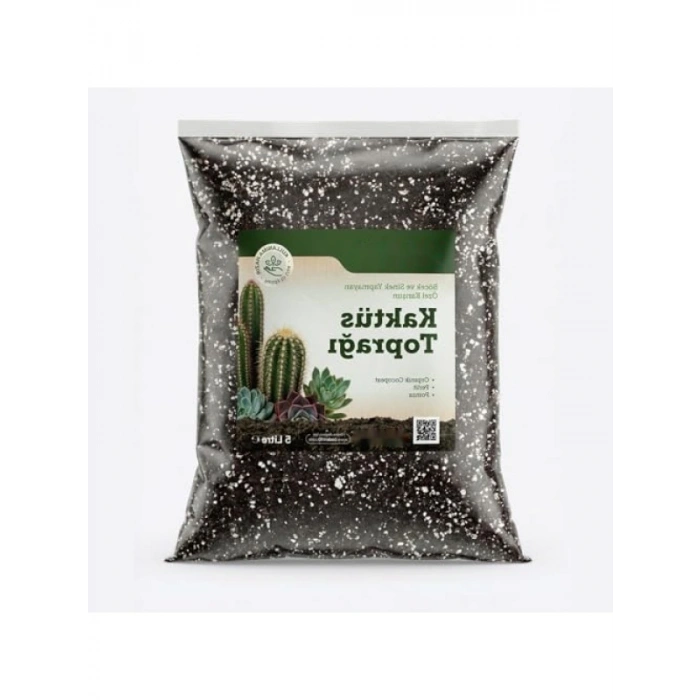 Organik Cocopeat ve Perlit Karışımlı Kaktüs Toprağı - 5 Litre