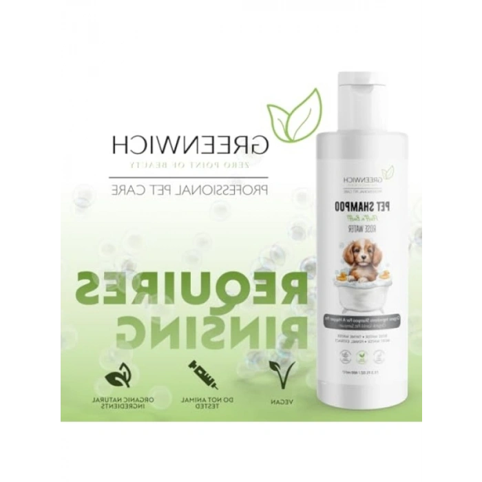 Organik İçerikli Kedi ve Köpek Şampuanı - 400 ml