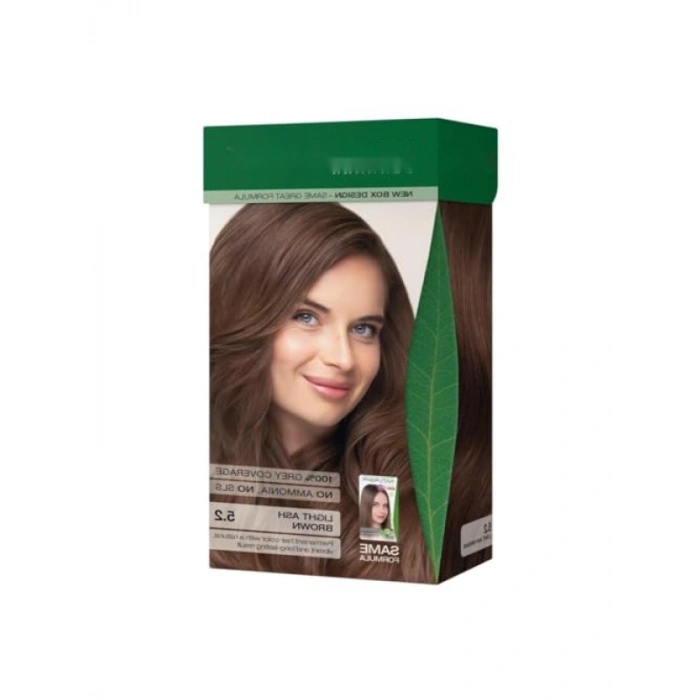 Organik İçerikli Saç Boyası 5.2 Açık Küllü Kumral