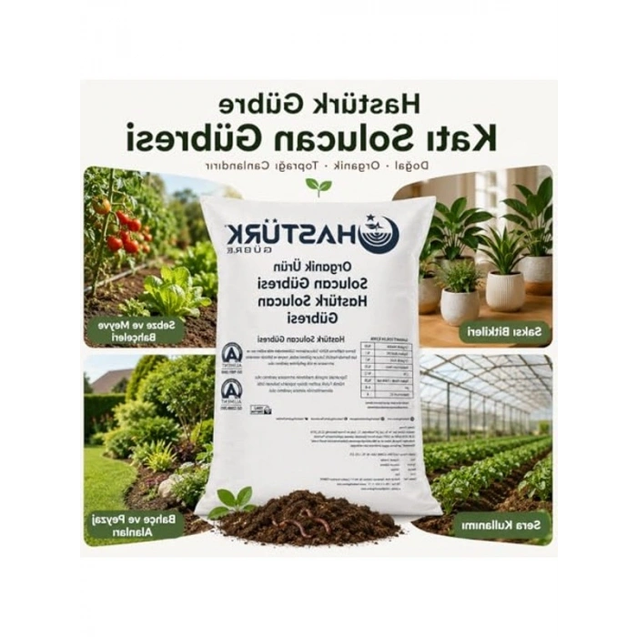 Organik Solucan Gübresi - 10 Kg Hacminde Etkili Toprak Zenginleştirici