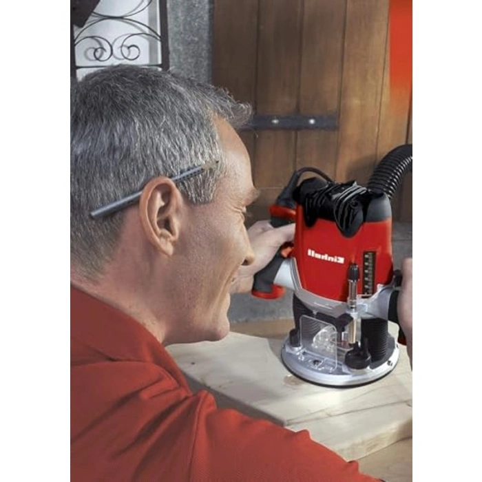 Orijinal Einhell 15 Parça Freze Ucu Seti (Ahşap için freze aksesuarları, 8 mm sap, farklı profil frezeleme, ahşap saklama kutusu) - 49757291