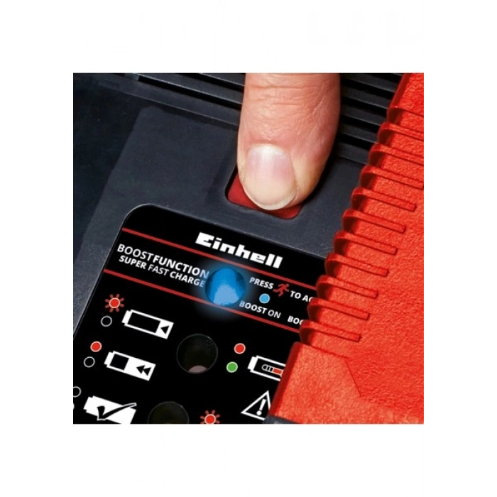 Orijinal Einhell Başlangıç Kiti 4-6 Ah akü ve Boostcharger Power X-Change (Li-Ion, 18 V, 60 dakika şarj süresi, tüm Power X-Change aletleri için uygundur) - 4512143