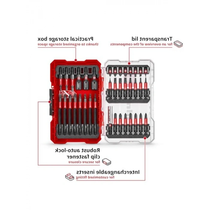 Orijinal Einhell M-CASE 38-Parça Darbeye Dayanıklı Uç Seti (25 mm, 50 mm Ve 90 mm Uçlar, Altıgen Lokmalar, 60 mm Uç Tutucu, Saklama Kutusu Dahil) - 49109250