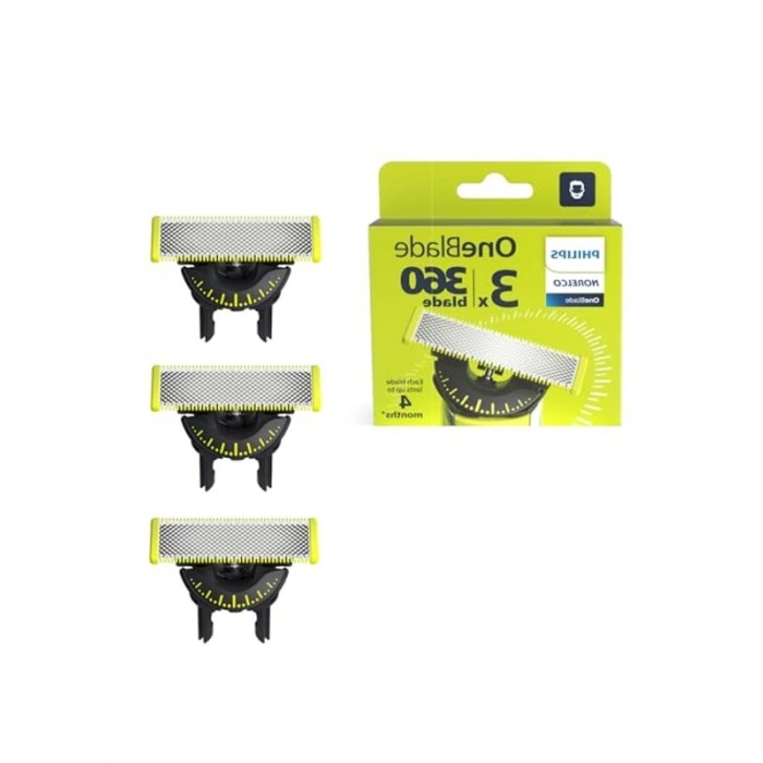 Orijinal yedek bıçaklar, OneBlade tıraş makinesi için 3lü paket