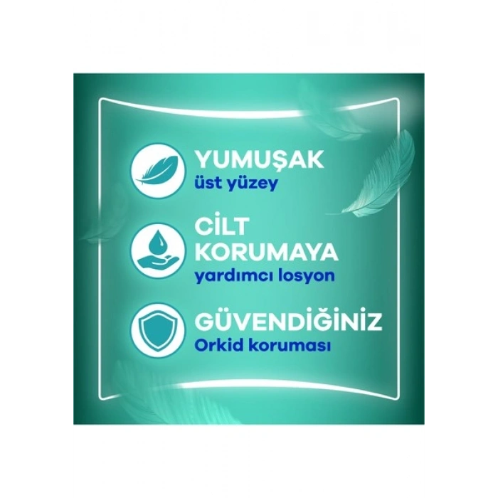 Orkid Extra Hassas Hijyenik Ped Uzun Extra (Boy 3) 16 Adet Ped