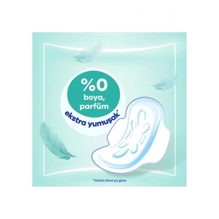 Orkid Extra Hassas Hijyenik Ped Uzun Normal (Boy 1) 24 Adet Ped