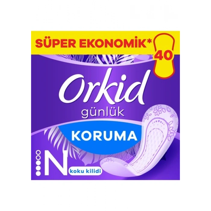 Orkid Günlük Ped Ekonomik Paket Normal 40 Adet Ped