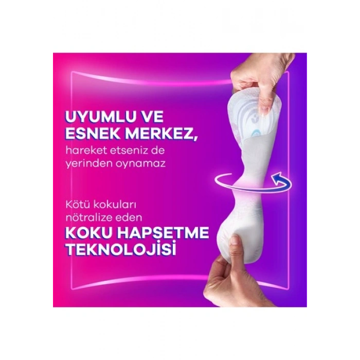 Orkid Platinum Hijyenik Ped Süper Ekonomik Paket Uzun Extra (Boy 3) 16 Adet Ped