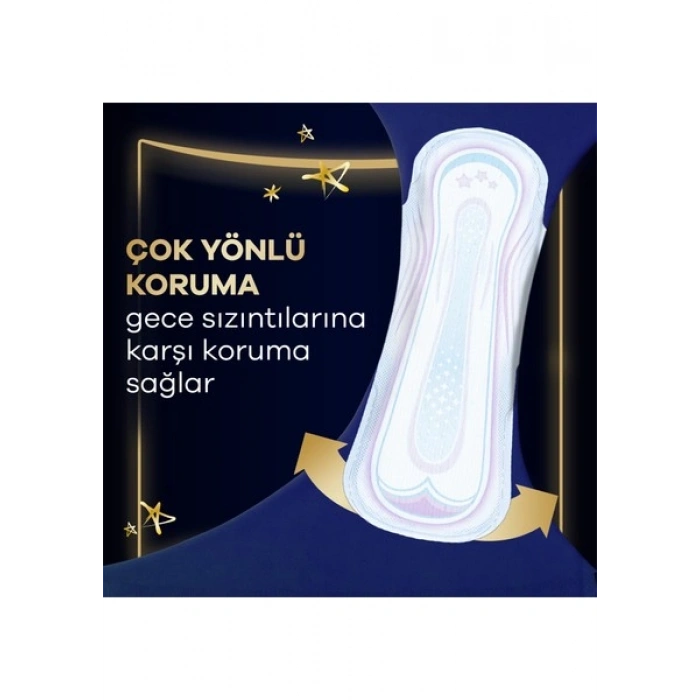 Orkid Ultra Hijyenik Ped Süper Ekonomik Paket Gece Extra Plus (Boy 5) 14 Adet Ped
