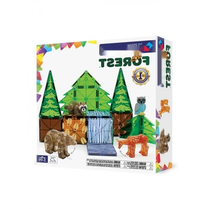 Orman Hayvanları Temalı 25 Parça Oyuncak Seti
