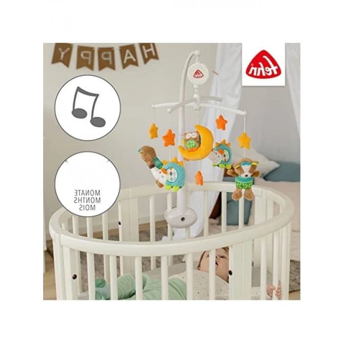 Orman Hayvanları Temalı Bebek Mobil - Müzik Kutusu Oyuncak