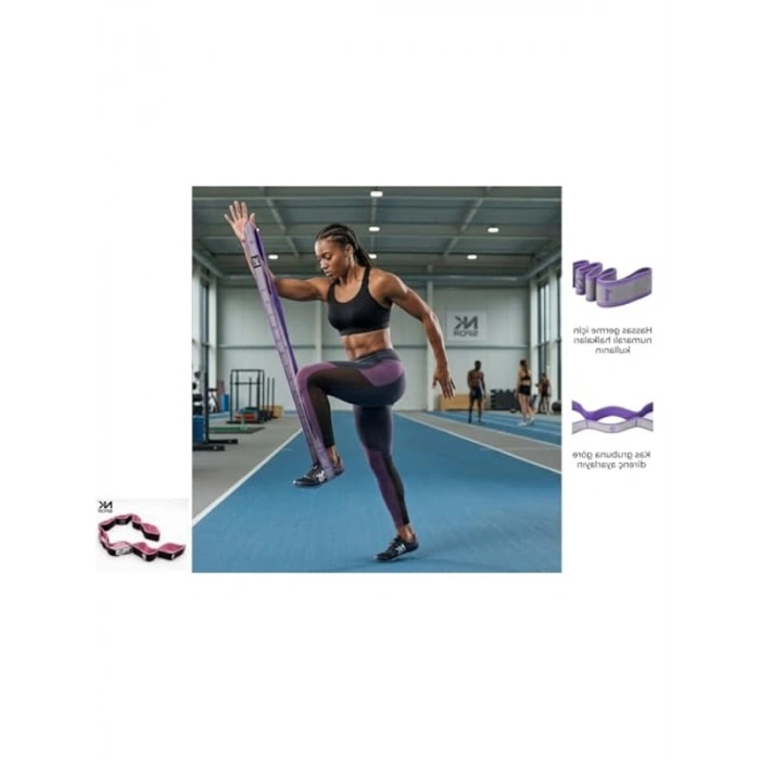 Örme Elastik Direnç Bandı, Kademeli Pilates Germe Bandı Seçenekleri
