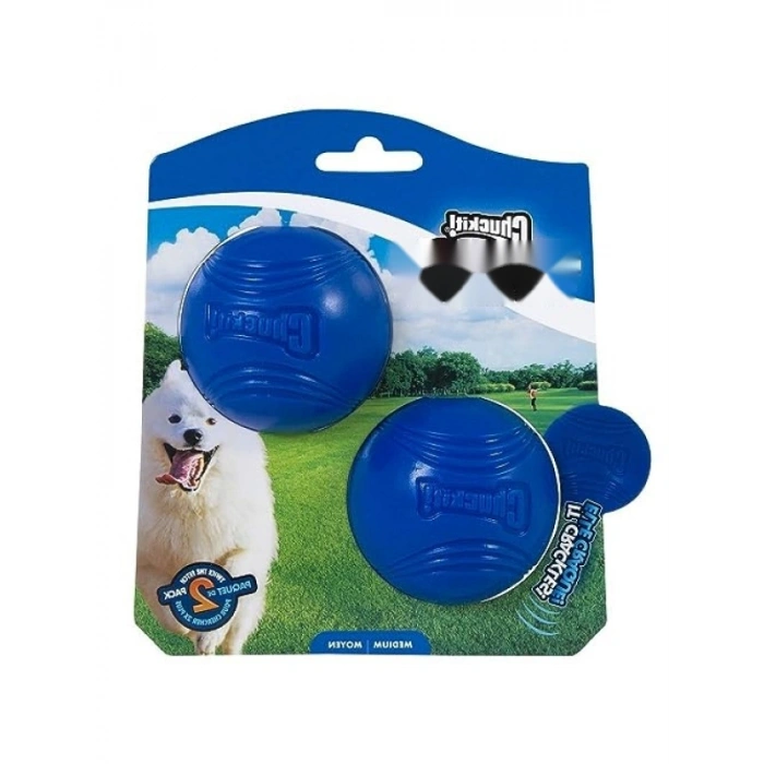 Orta Boy 2li Paket Çıtır Top Köpek Oyuncağı