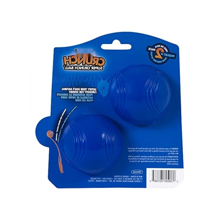 Orta Boy 2li Paket Çıtır Top Köpek Oyuncağı