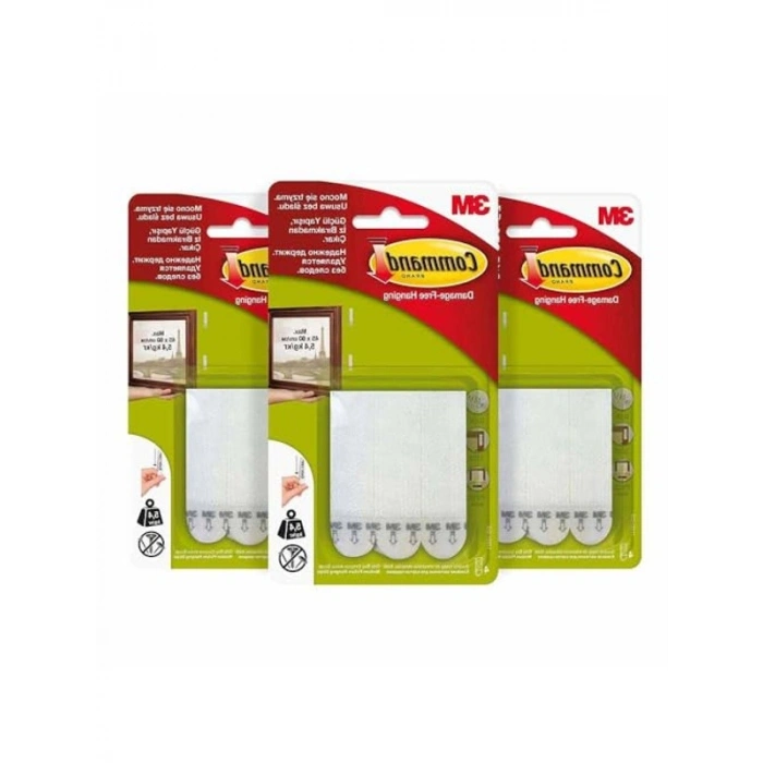 Orta Boy Cırt Cırt Bant 3 Adet, Güçlü Yapışma Özelliği