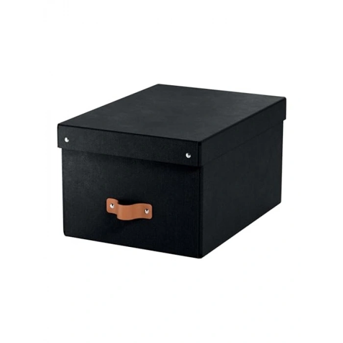 Orta Boy Siyah Puro Saklama Kutusu - 2li Set