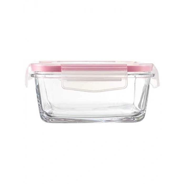 Orta Boy Tek Parça Cam Saklama Kabı, 720 cc