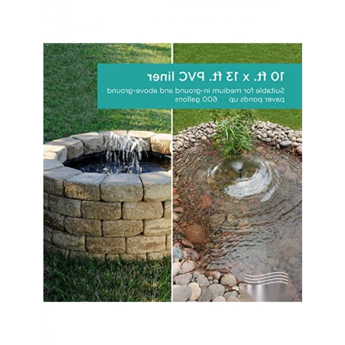 Orta Büyüklükte Gölet Astarı, 10 x 13 fit