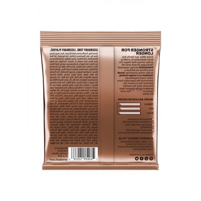 Orta Hafif Fosfor Bronz Akustik Gitar Telleri 12-54 Ölçü