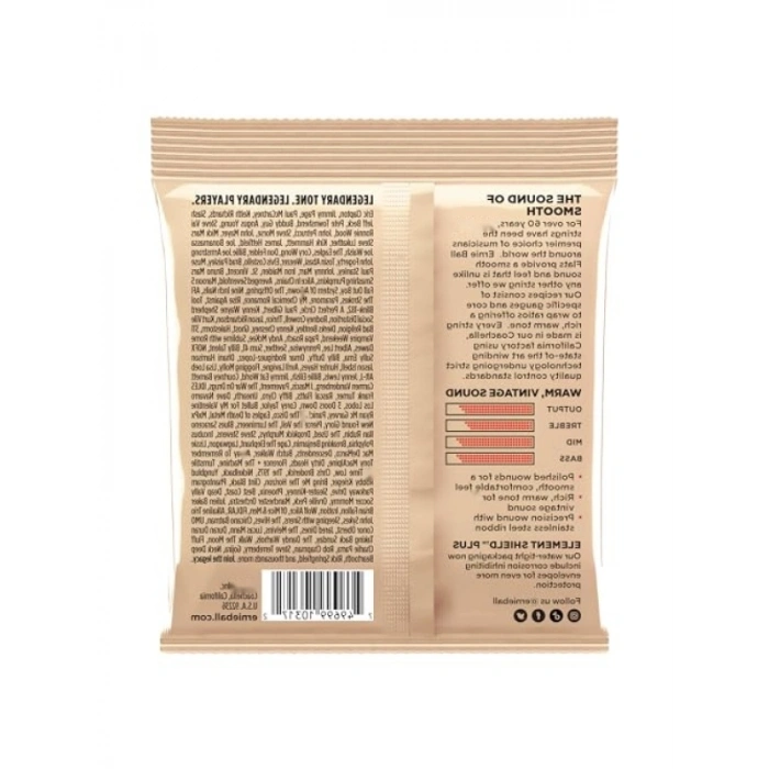 Orta Işık Düz Sarımlı Elektro Gitar Telleri, 12-52 Kalınlık