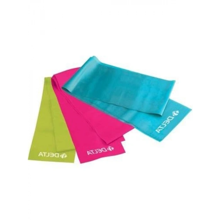 Orta Sert Pilates Bandı 3lü Set - 150 x 15 cm